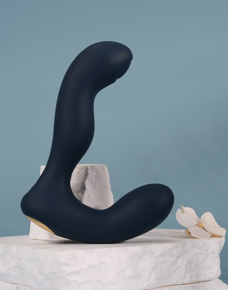 SVAKOM Iker Neo prostaatvibrator met app-bediening – donkerblauw - Image 12