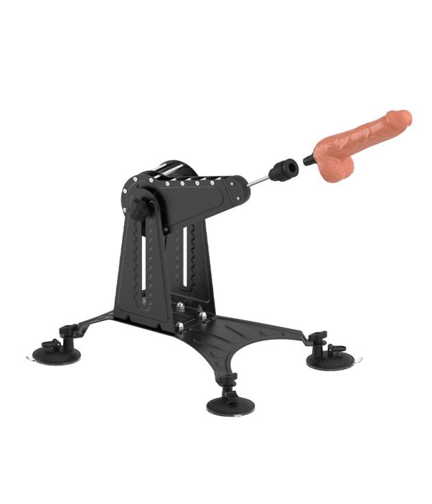 ZSEX High Foot seksmachine met bediening – zwart