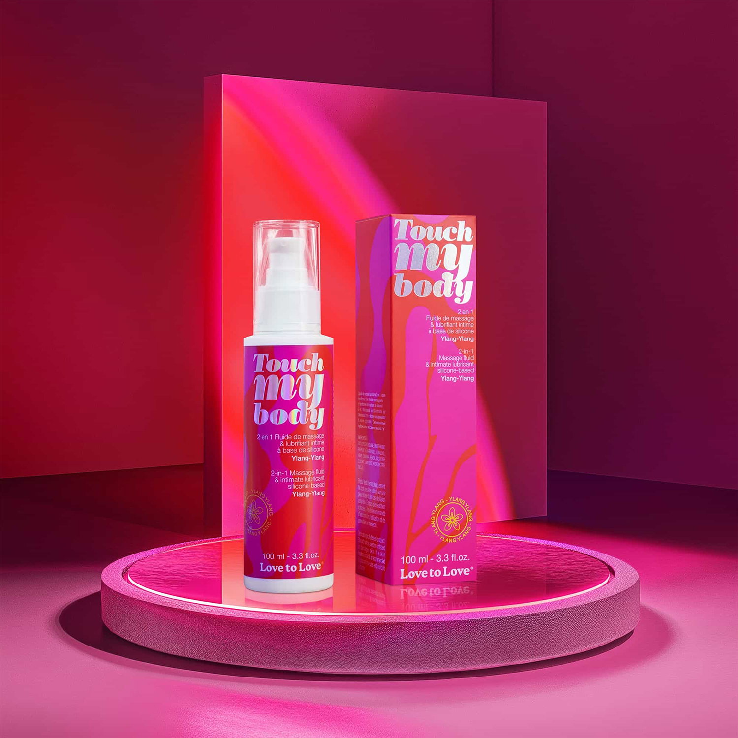 Tickle My Body 2-in-1 massageolie en glijmiddel – Ylang Ylang - Image 3