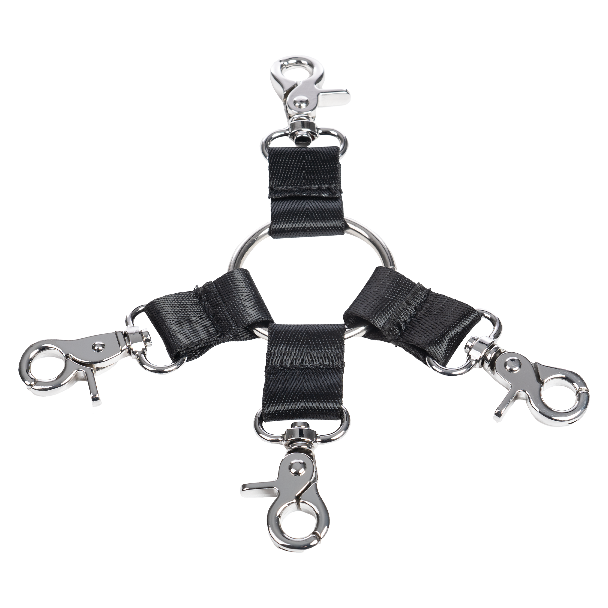 Zachte bondage set met blinddoek en boeien – zwart – zwart/paars - Image 7