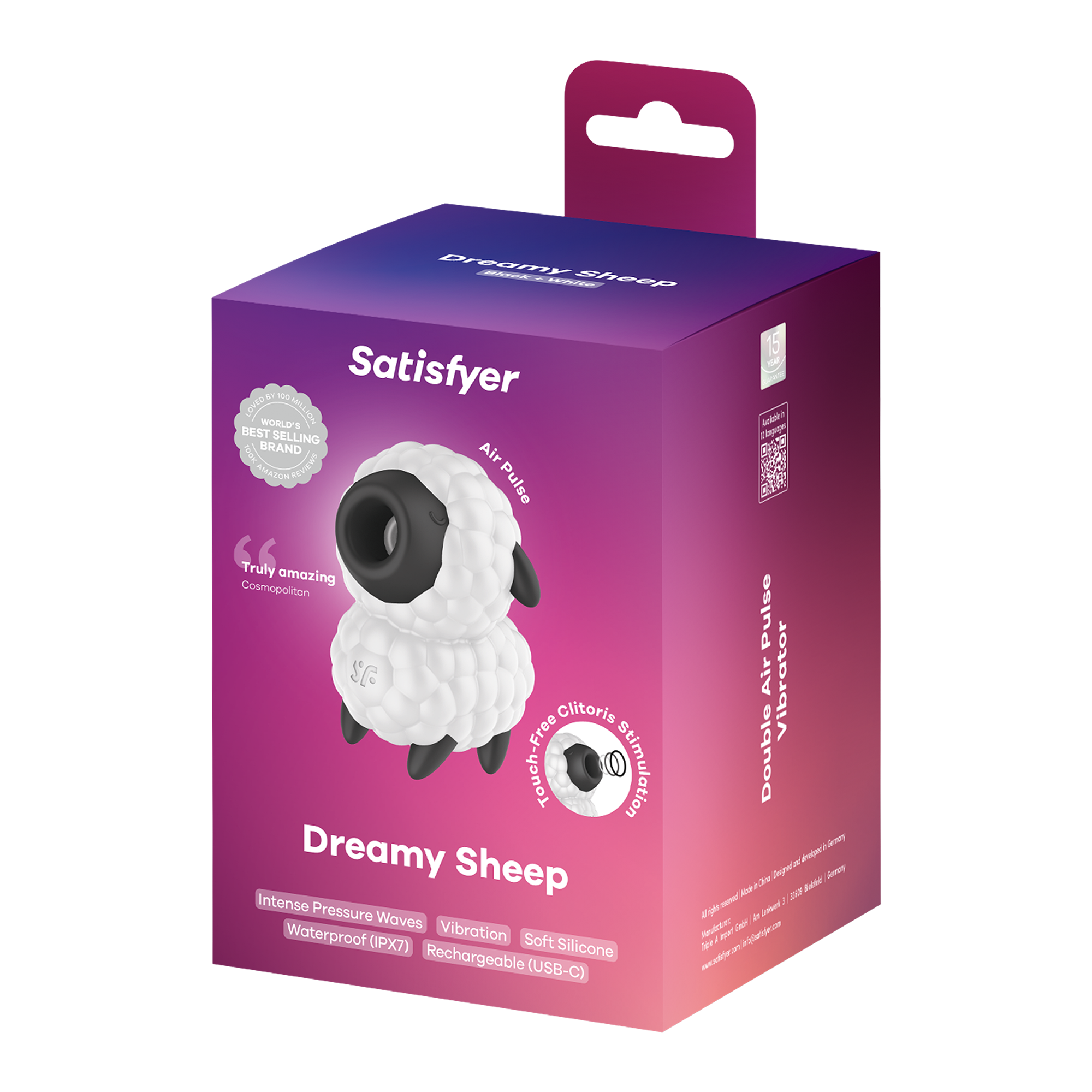 Satisfyer Dreamy Sheep luchtdrukvibrator – wit - Image 6