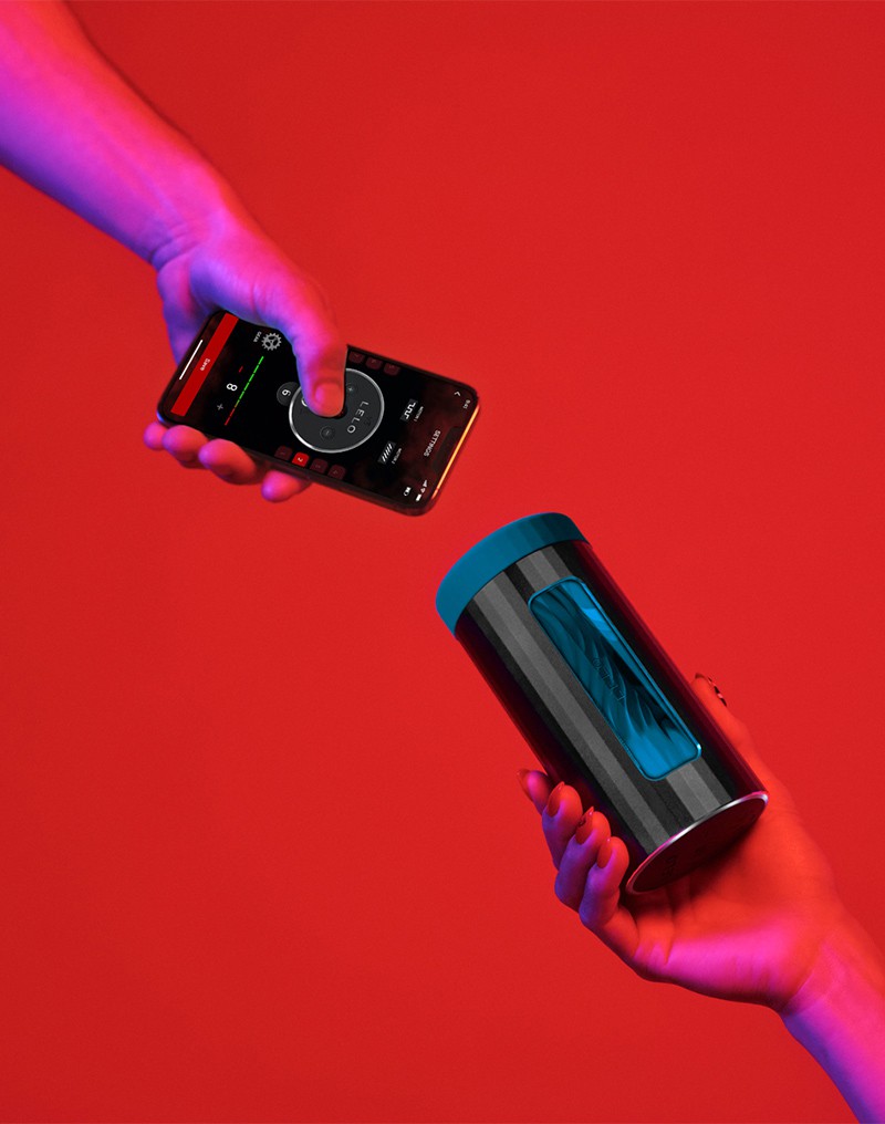 LELO F1S V3 XL interactieve masturbator met app-bediening – blauw - Image 9