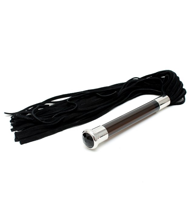 Suède flogger – zwart/wit