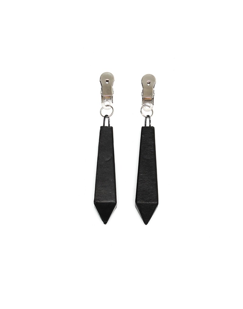 Luxe tepelklemmen set – wit – wit/rood