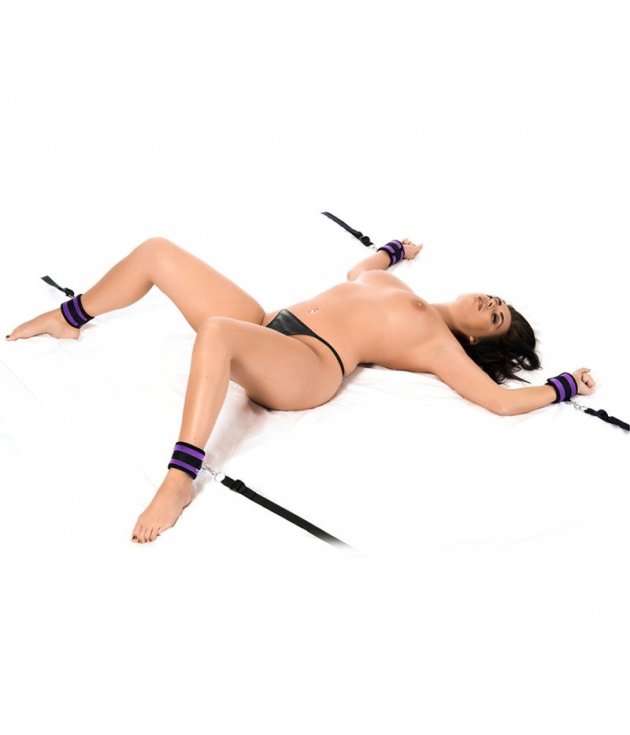 Onder-het-bed bondage set – zwart
