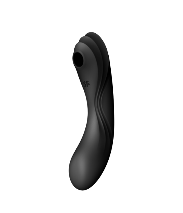 Satisfyer Curvy Trinity 4 3-in-1 vibrator – zwart