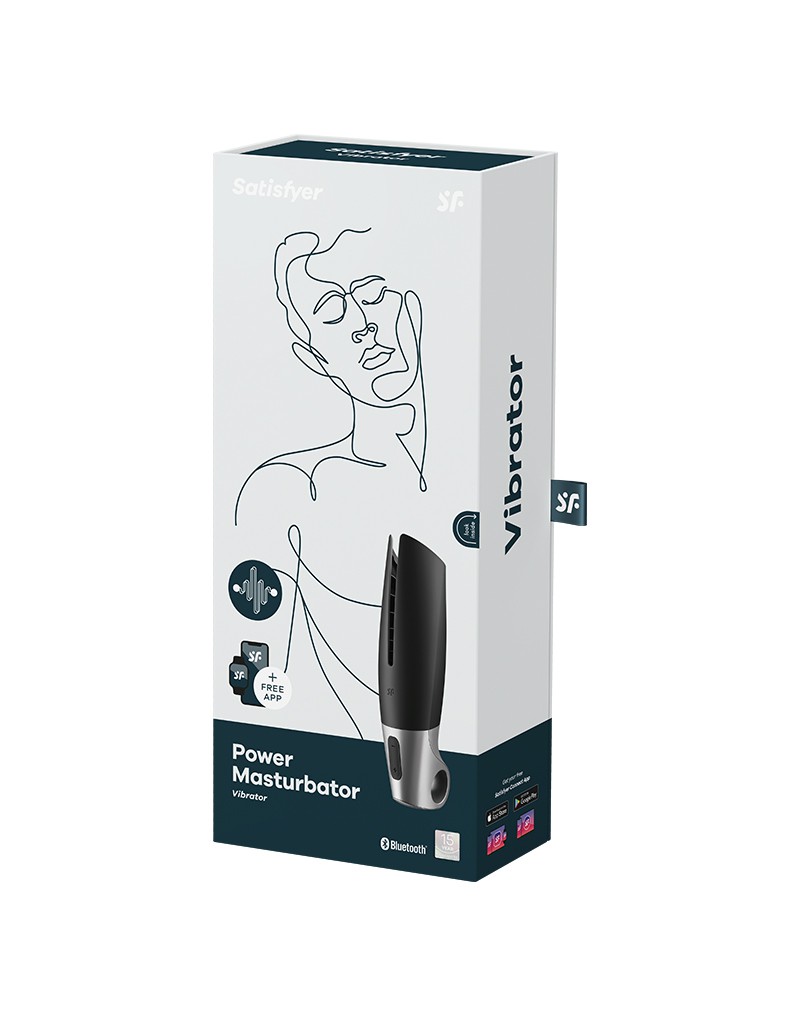 Satisfyer Power masturbator met app-bediening – zwart/zilver - Image 2